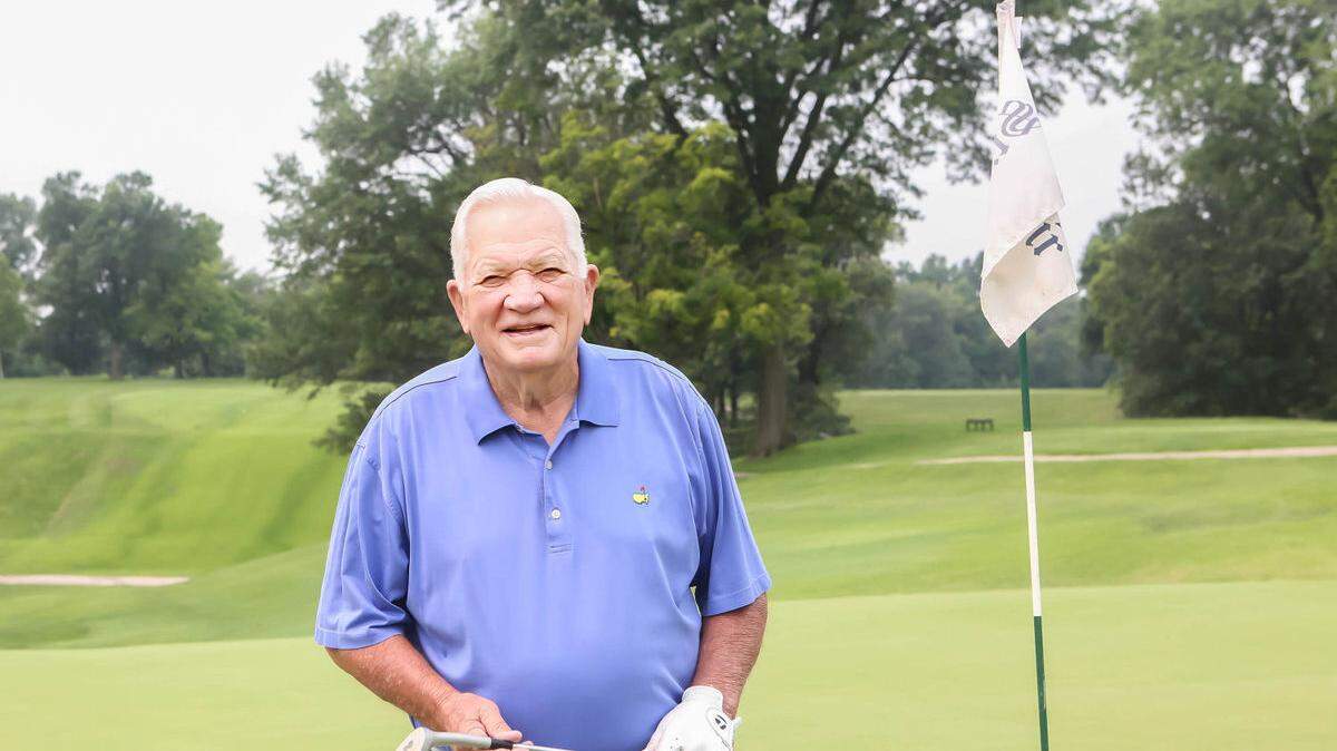 Pictured is the late Bob Goalby, the 1968 Masters Tournament champion, a pioneer of the PGA Champions Tour and one of the most accomplished athletes to come out of the metro-east. The Bob Goalby 4-Person Classic Scramble will take place at noon Saturday, April 15, at Yorktown Golf Course, 300 Goalby Drive, Shiloh.