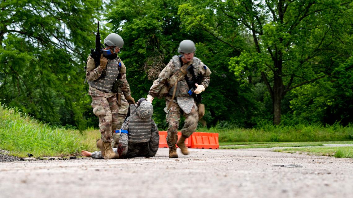 Warrior Airman Readiness Course on Scott Air Force Base teaches combat readiness skills