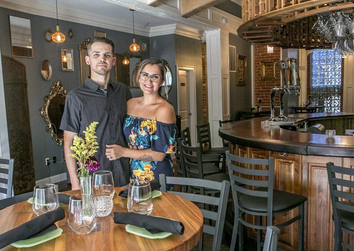 Dan Fogarty-Hayden and Robbie Fogarty-Hayden are the new owners of The Wine Tap at 223 East Main Street in Downtown Belleville.