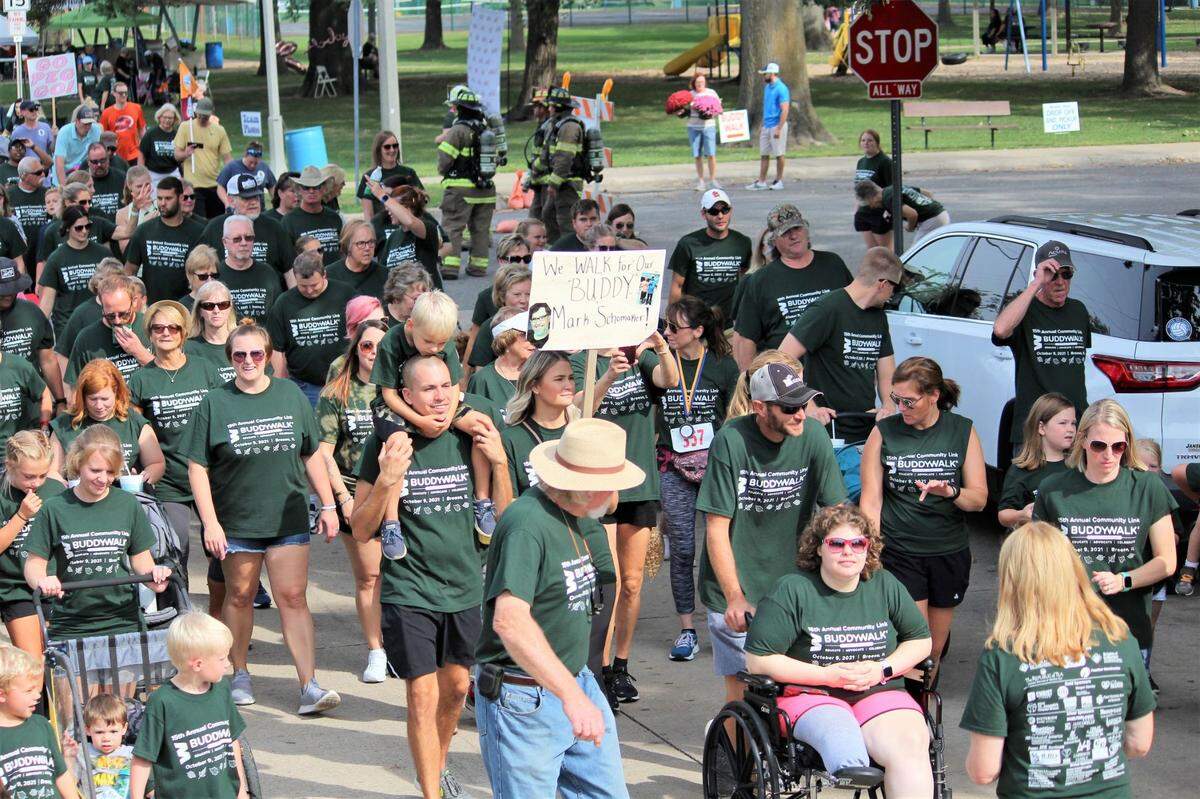 The 16th Annual Community Link Buddy Walk is just around the corner. Teams, families, participants, staff, and friends will gather Saturday, Oct. 8, at Northside Park in Breese to begin the 1-mile walk at 11 a.m. Following the walk will be an afternoon full of activities to celebrate Community Link’s 50th anniversary.