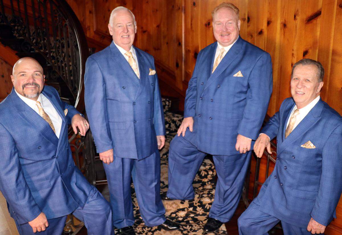 The Wanda Mountain Boys (David Jenkins, Rick Brown, Gary O’Neal and Claude Johnson-Watt) will perform Friday at the Jacoby Arts Center in Alton. For ticket information, visit www.jacobyartscenter.org/tickets.