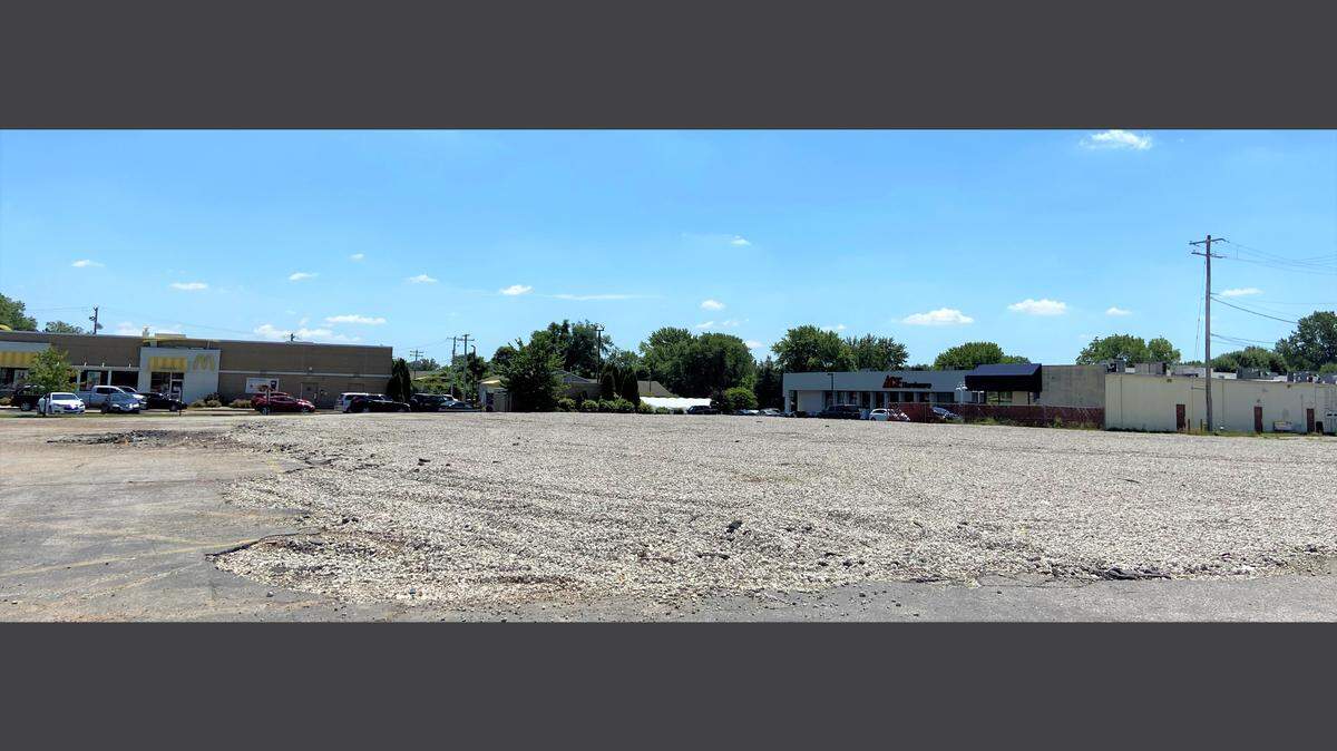 Demolition at Southview Plaza site in 2020.