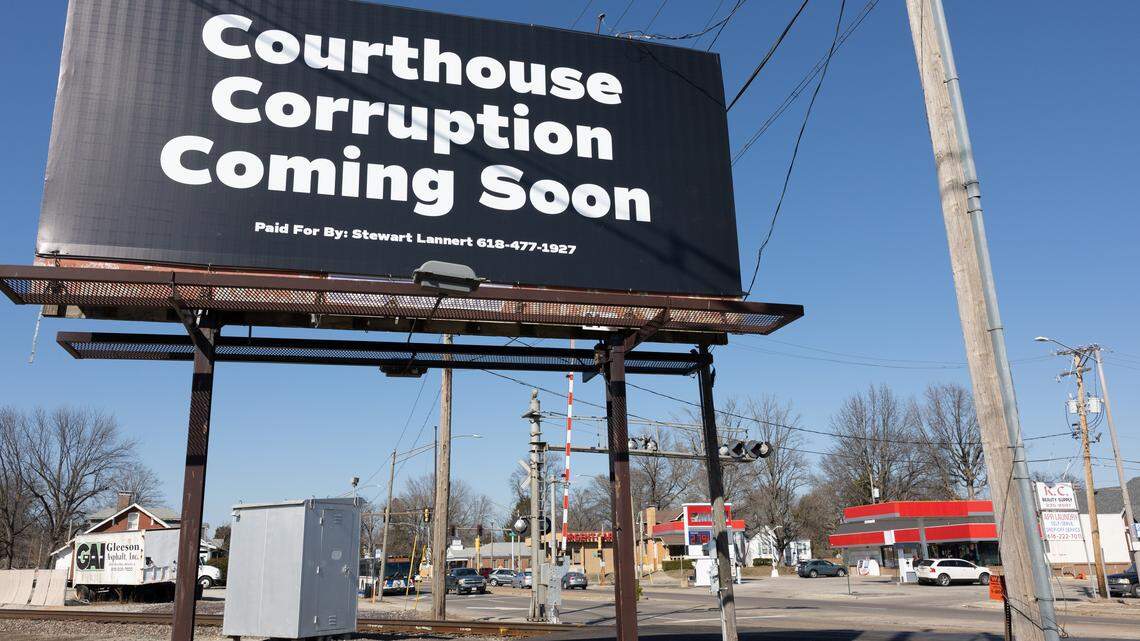 Belleville man rents billboard to ‘aggravate’ city and county officials