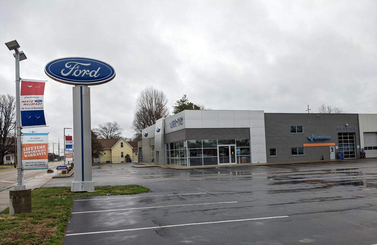 Mertz Ford at 100 E. Washington St. in Millstadt.