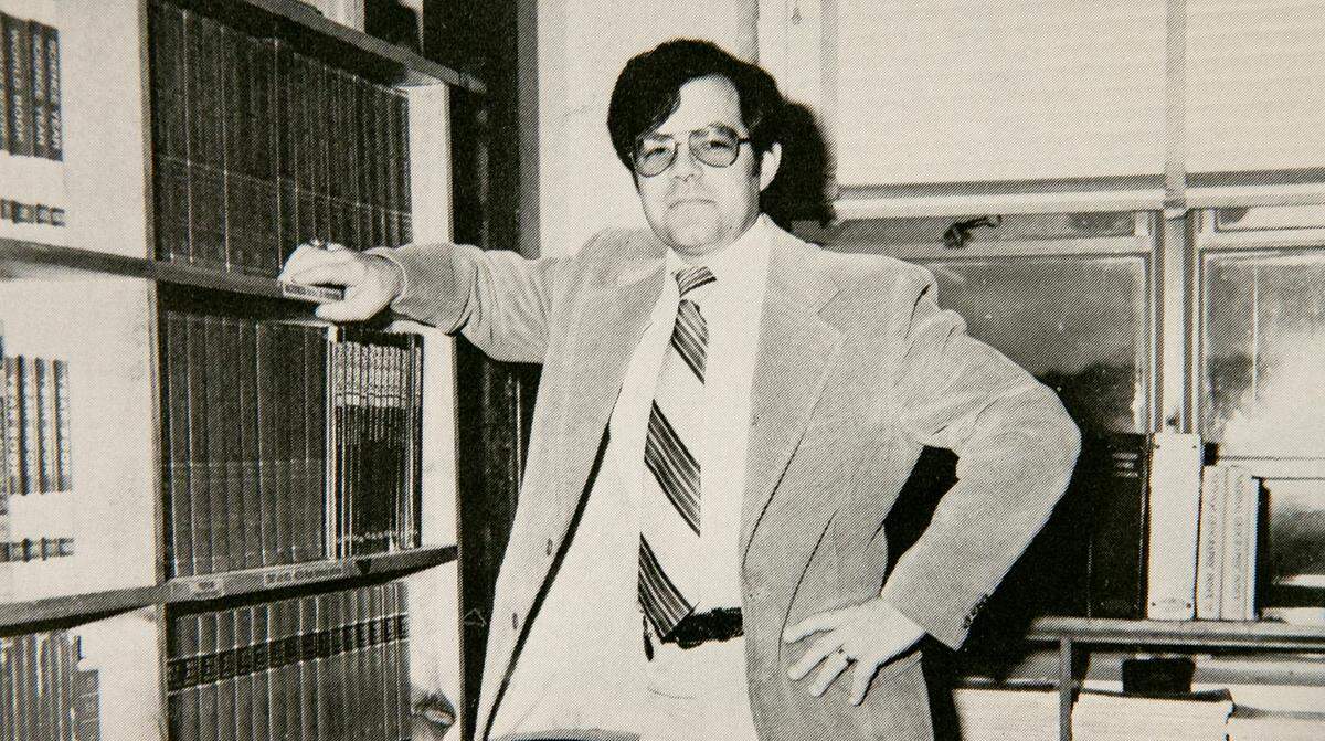 Michael Kish, principal at Immaculate Conception Catholic School in Columbia, is shown in the 1980-81 yearbook.