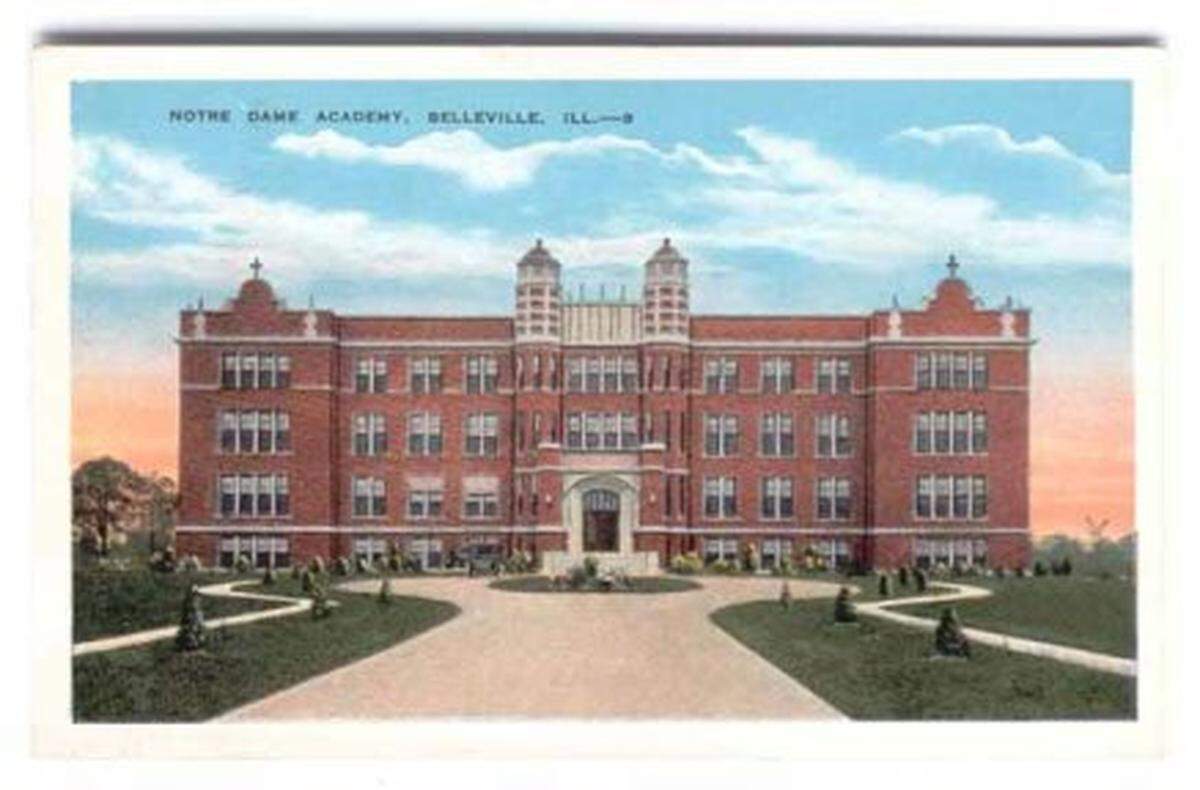 The Rev. Arthur W. Niemeyer taught religion at Belleville Academy of Notre Dame High School for at least eight years in the 1950s. The school closed in 1972.