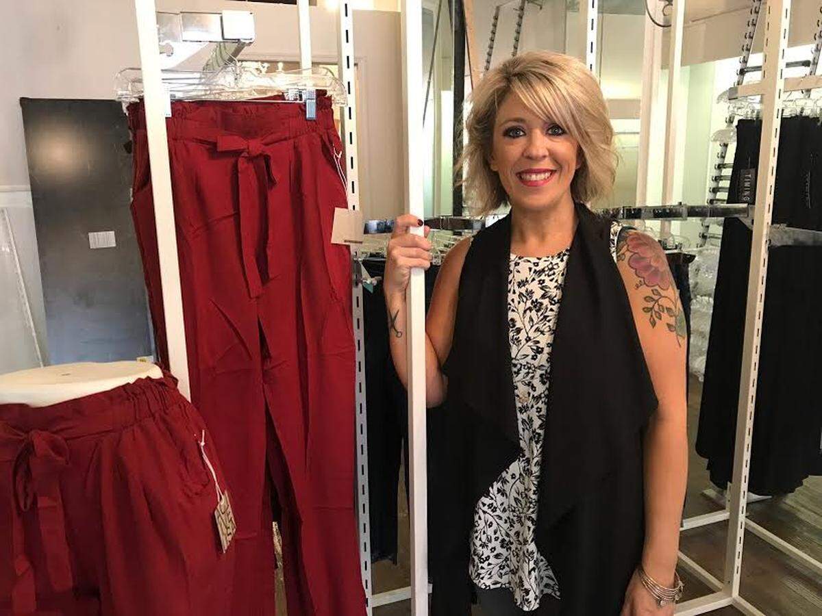 Cori May owns Halo, a women’s clothing store coming to downtown Belleville this fall.