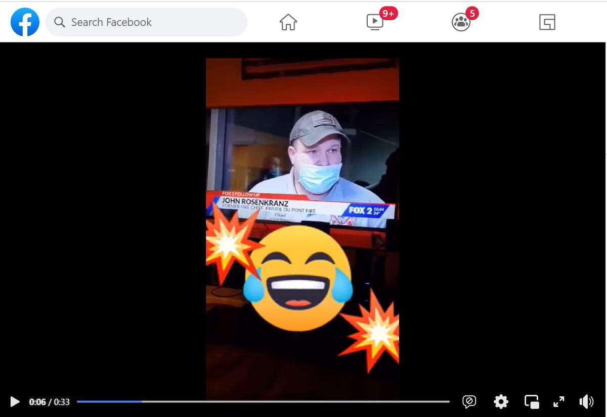 Jerame Simmons’ son, Jerame Simmons Jr., posted a video on his Facebook page, showing a clip of John and Laura Rosenkranz being interviewed by a TV reporter, set to The Rolling Stones song “You Can’t Always Get What You Want.”&nbsp;