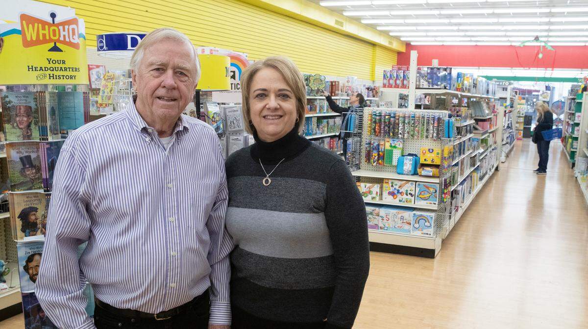John Conkright and Beth Wamble will be retiring and closing Ben’s at 112 E. Main St. in downtown Belleville. Conkright opened a Ben Franklin at the location in 1976.
