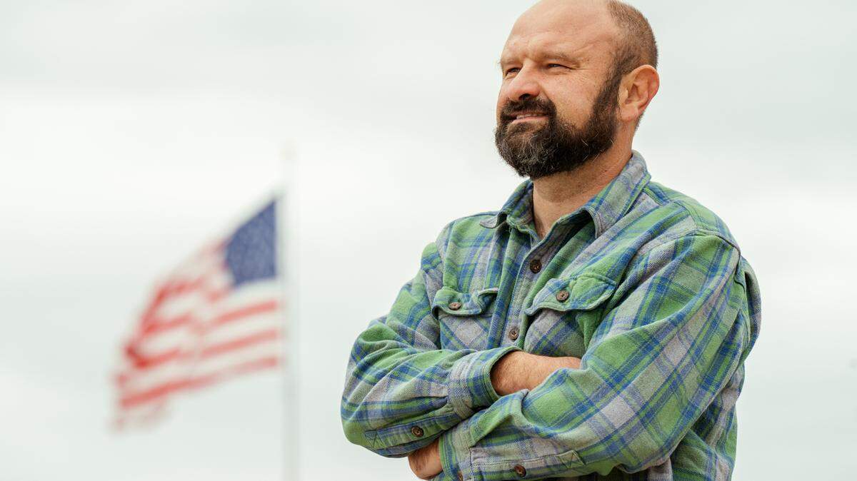 Illinois State Rep. Kevin Schmidt, R-Millstadt, on Friday, Nov. 22, 2024, outside of his chiropractic offices in Millstadt. Schmidt beat out former Rep. Latoya Greenwood for the seat that encompasses much of East St. Louis and Cahokia Heights.
