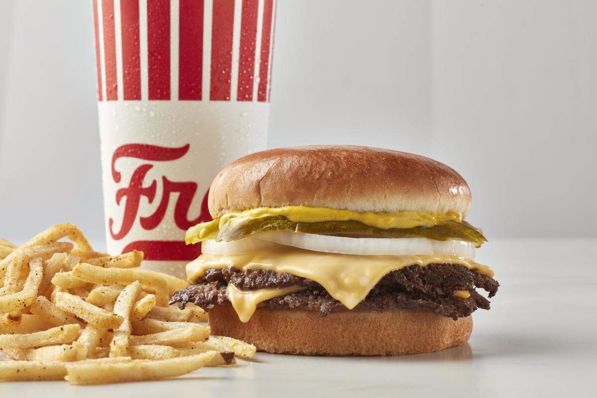 Freddy’s Original Double combo meal