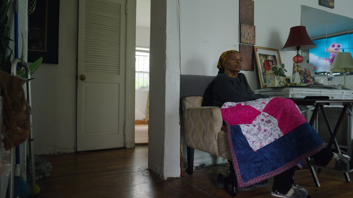 Patricia Greenwood, 75, has lived in the Piat Place neighborhood in Cahokia Heights her whole life. It is currently estimated to cost $12 million or more to fix stormwater issues in Greenwood’s neighborhood.
