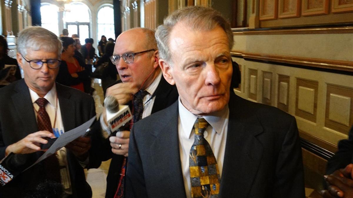 House Speaker Michael Madigan is shown in this file photo from Oct. 28, 2019, at the Capitol in Springfield. Madigan is referred to as “Public Official A” in federal court documents in which ComEd agreed to pay $200 million to resolve a federal investigation into a “yearslong bribery scheme.”