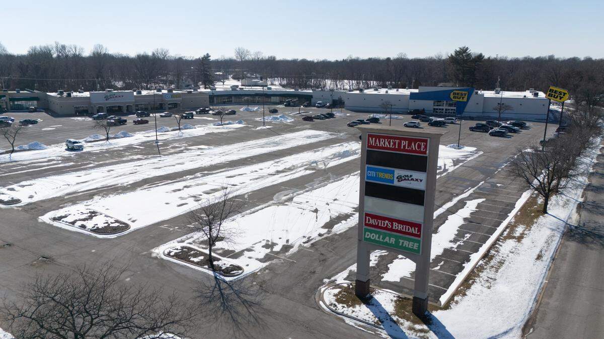 Outside of Marketplace Shopping Center in Fairview Heights