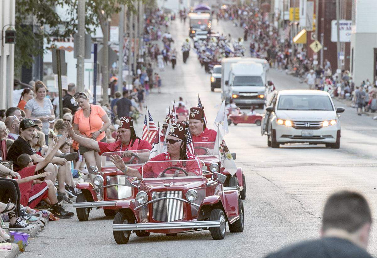 The annual Shriners Circus Parade will take place 7:30 p.m. Friday in downtown Belleville.
