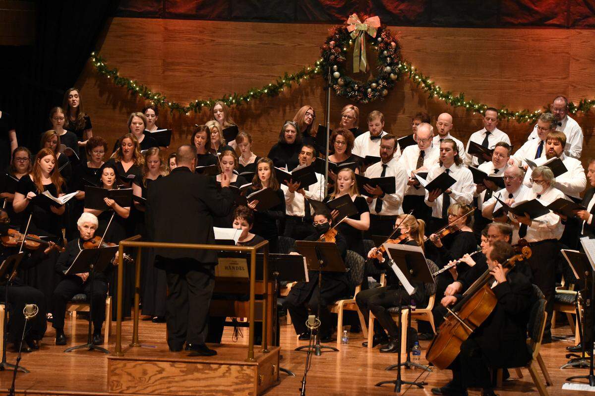 The Greenville Choral Union and Orchestra will give their annual performance of Handel’s “Messiah” Sunday, Dec. 4, at the Whitlock Music Center on the Greenville University campus.