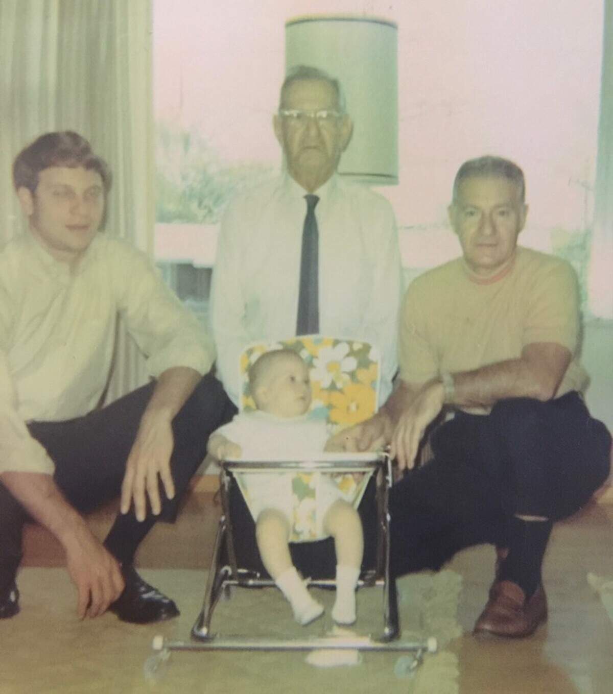 Four generations of Lipperts have served as president of Liese Lumber Co. in Belleville since the 1920s. They are, clockwise from left, Tom, his grandfather, Oscar, father Howard and son Mike, pictured together in 1969.