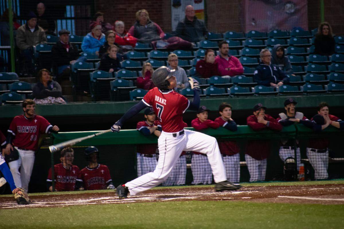 Mark Branz hit .442 with two homers and 26 RBI in 2019.