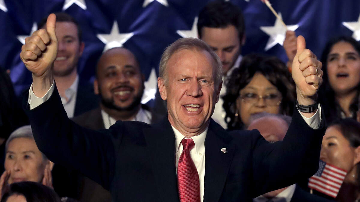 Illinois Republican Gov. Bruce Rauner saw a win this past week as 50 Illinois House Republicans signed on to a resolution to block a progressive tax. He said taking more money from Illinoisans would be an economy killer.