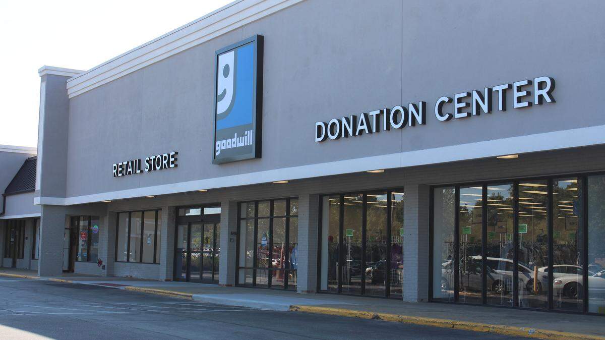 In this 2019 file photo, a new Goodwill store opens at 5720 North Belt West in Belleville, Illinois.