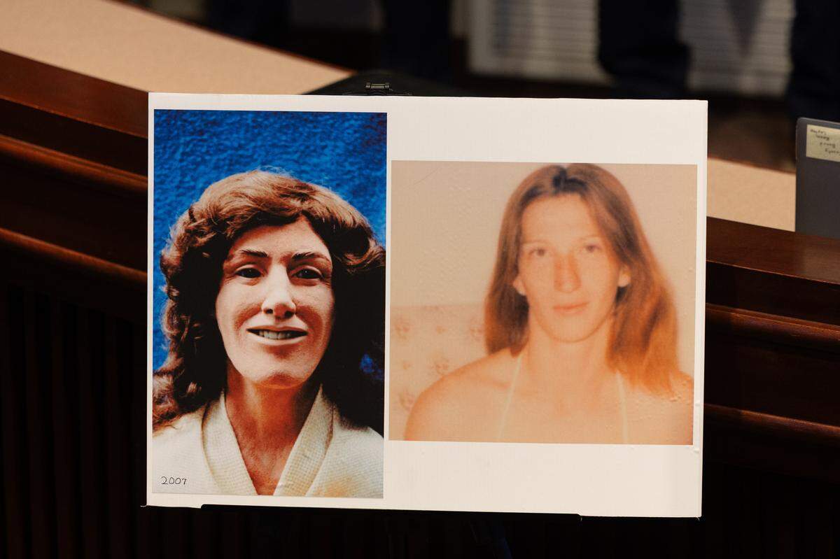 An artist rendering (left) and photograph of of Wendy Michael, who was murdered in 1990 and left unidentified for three decades.