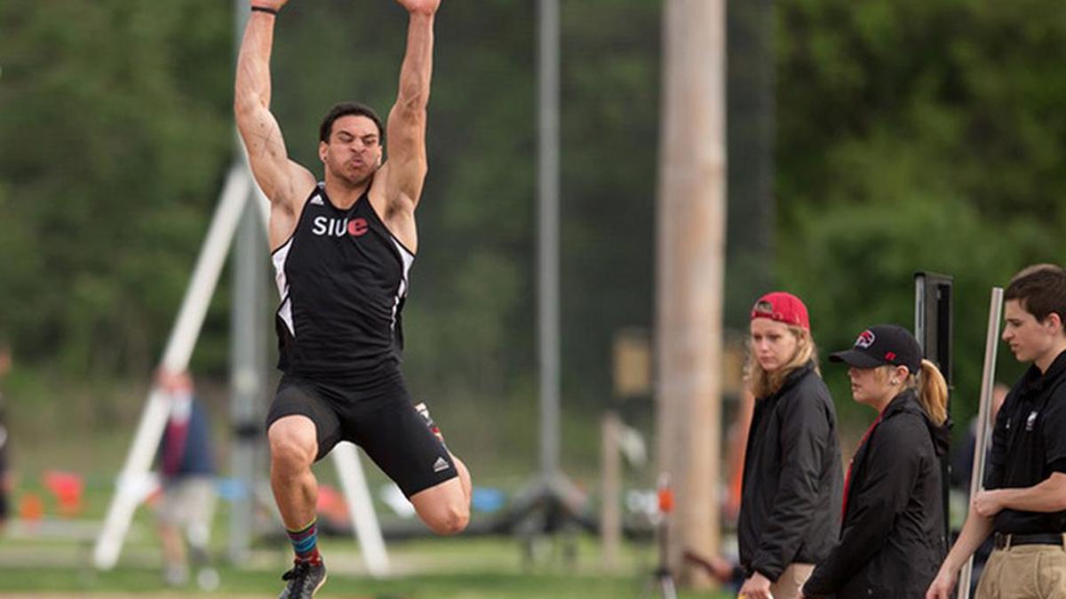 Southern Illinois University Edwardsville men’s track and field junior Julian Harvey will compete in the long jump at NCAA Championships at the Hayward Field in Eugene, Oregon.