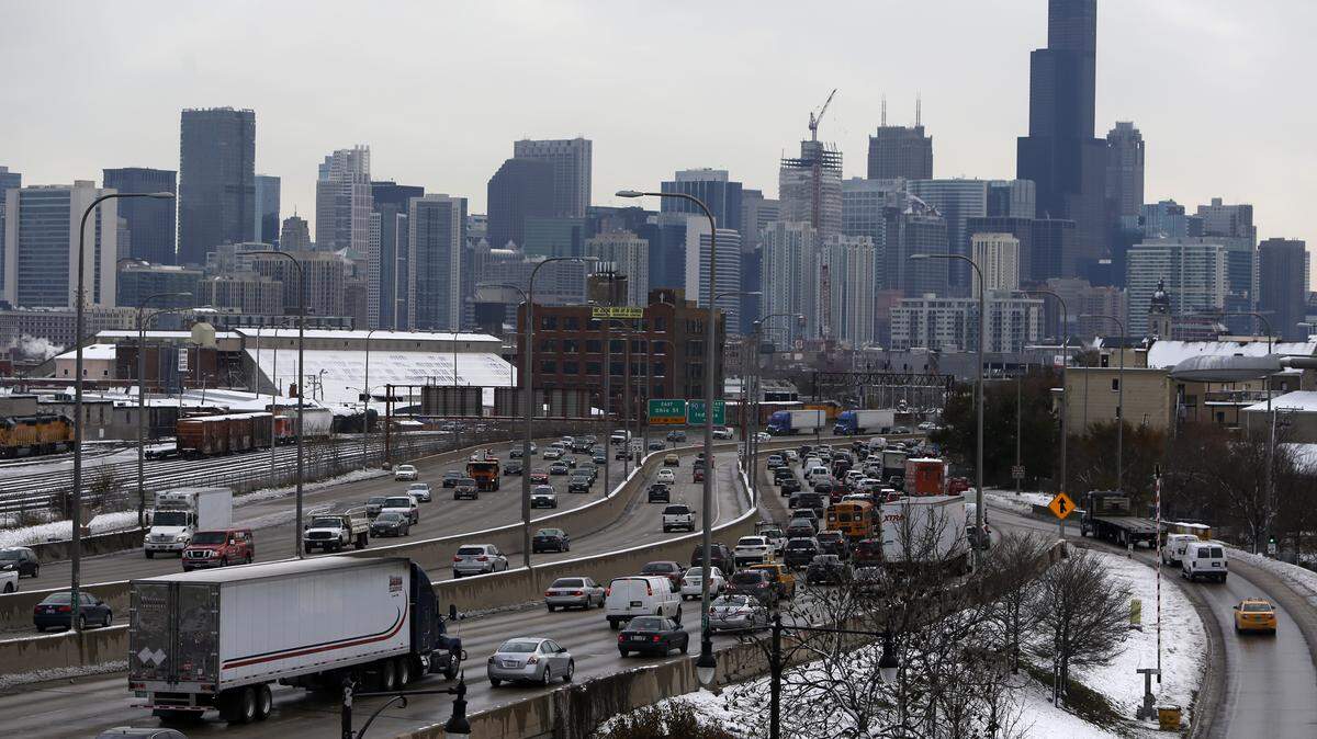Chicago is served by several Interstates, including I-55, I-57, I-80, I-90 and I-94 and their tributaries.
