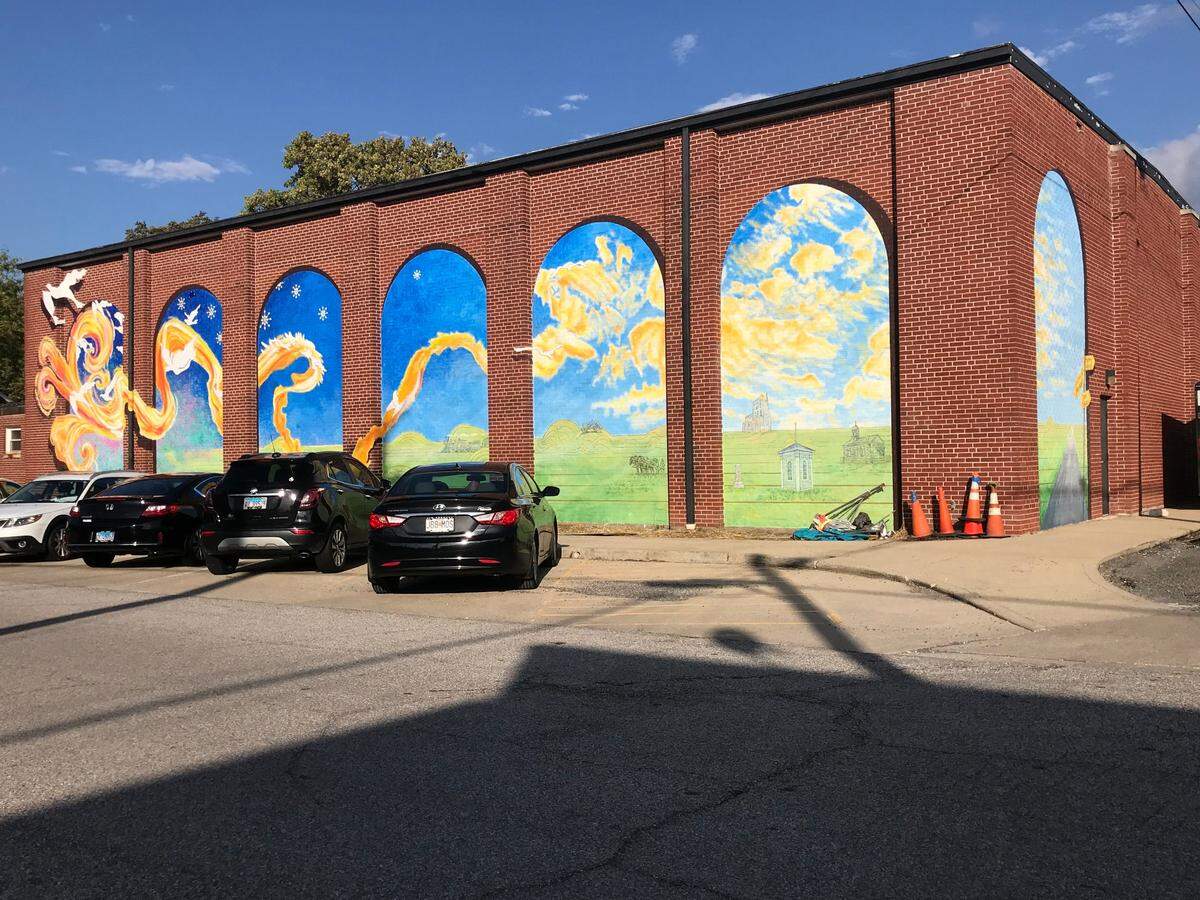 Attendees at the 2021 Art in the Park festival got a peek at&nbsp;the mural project&nbsp;sponsored by the Highland Arts Council.