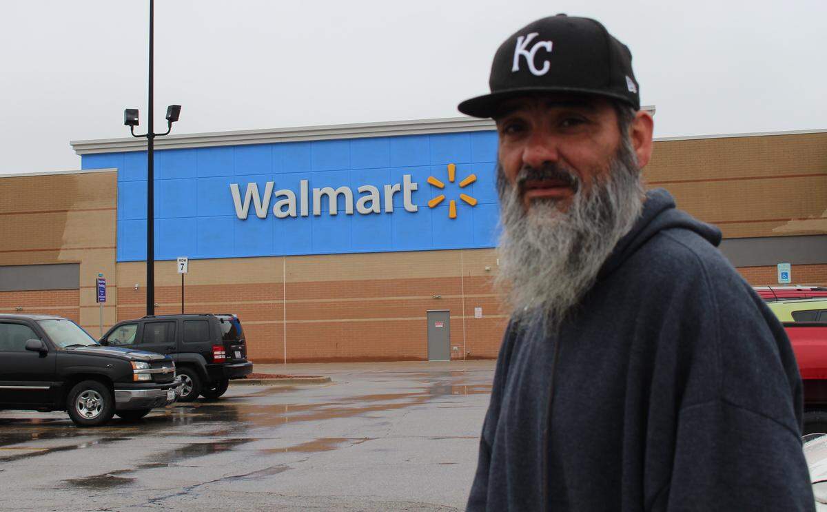 Bobbie Walz, of Shiloh, didn’t buy anything at the Walmart store on Carlyle Avenue on Wednesday afternoon. He was just looking at tools.