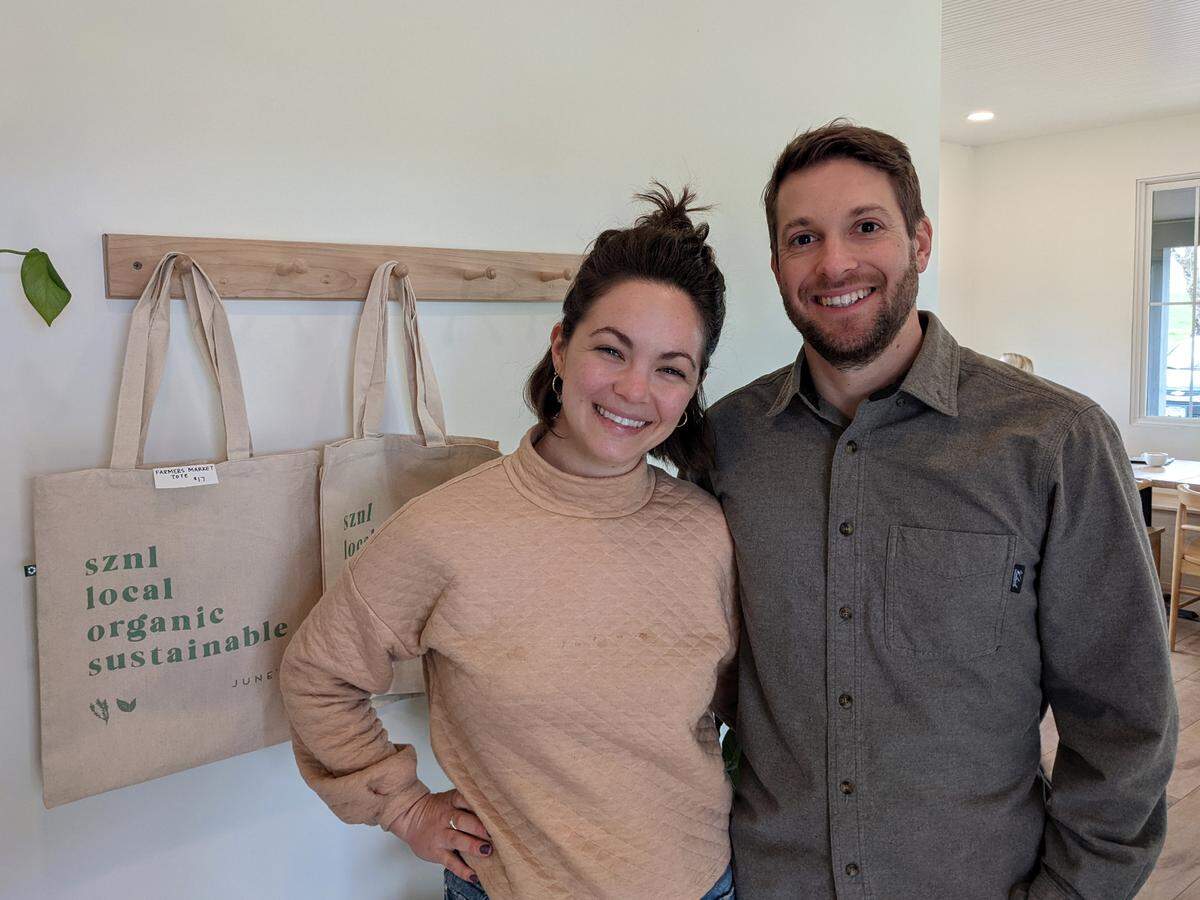 June’s Breakfast + Patio owners Liz and Jon Welzbacher are shown in this 2022 BND photo