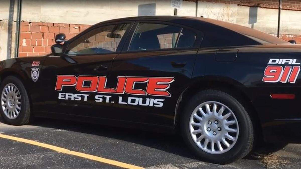 An East St. Louis police car