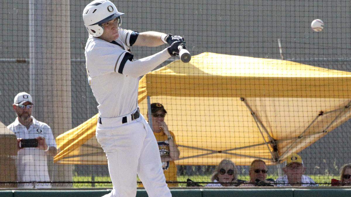 O'Fallon's Nick Boone doubles in the Panthers' 5-0 win over Quincy in the first round of the Edwardsville Regional.
