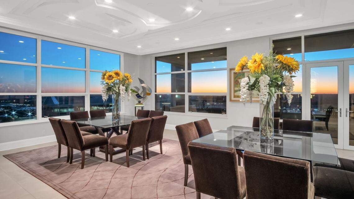 View of Look inside penthouse condo in Clayton, MO listed for $2.65M ...
