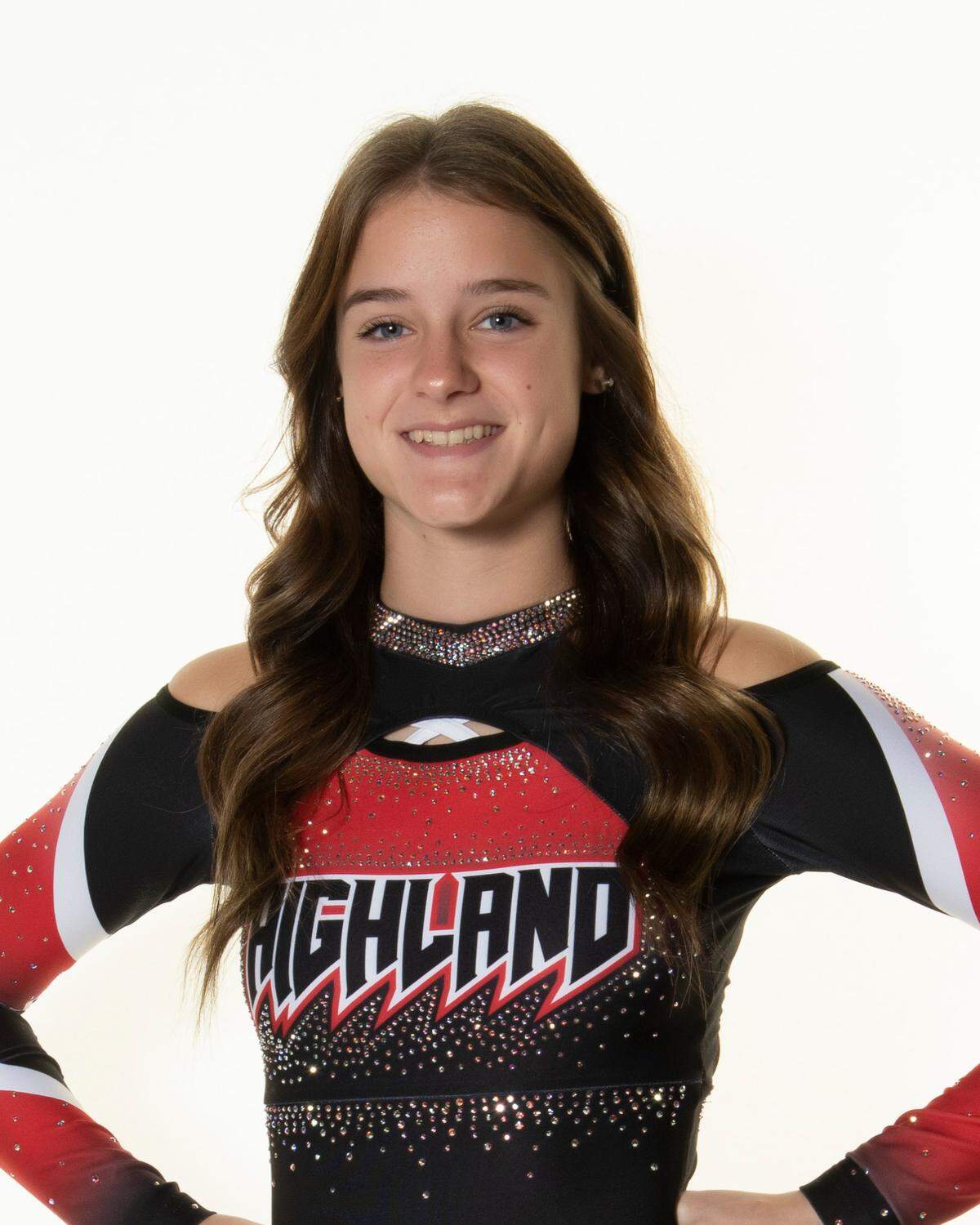 Lexie Fears was one of three Highland High School cheerleaders to make the All-State team.