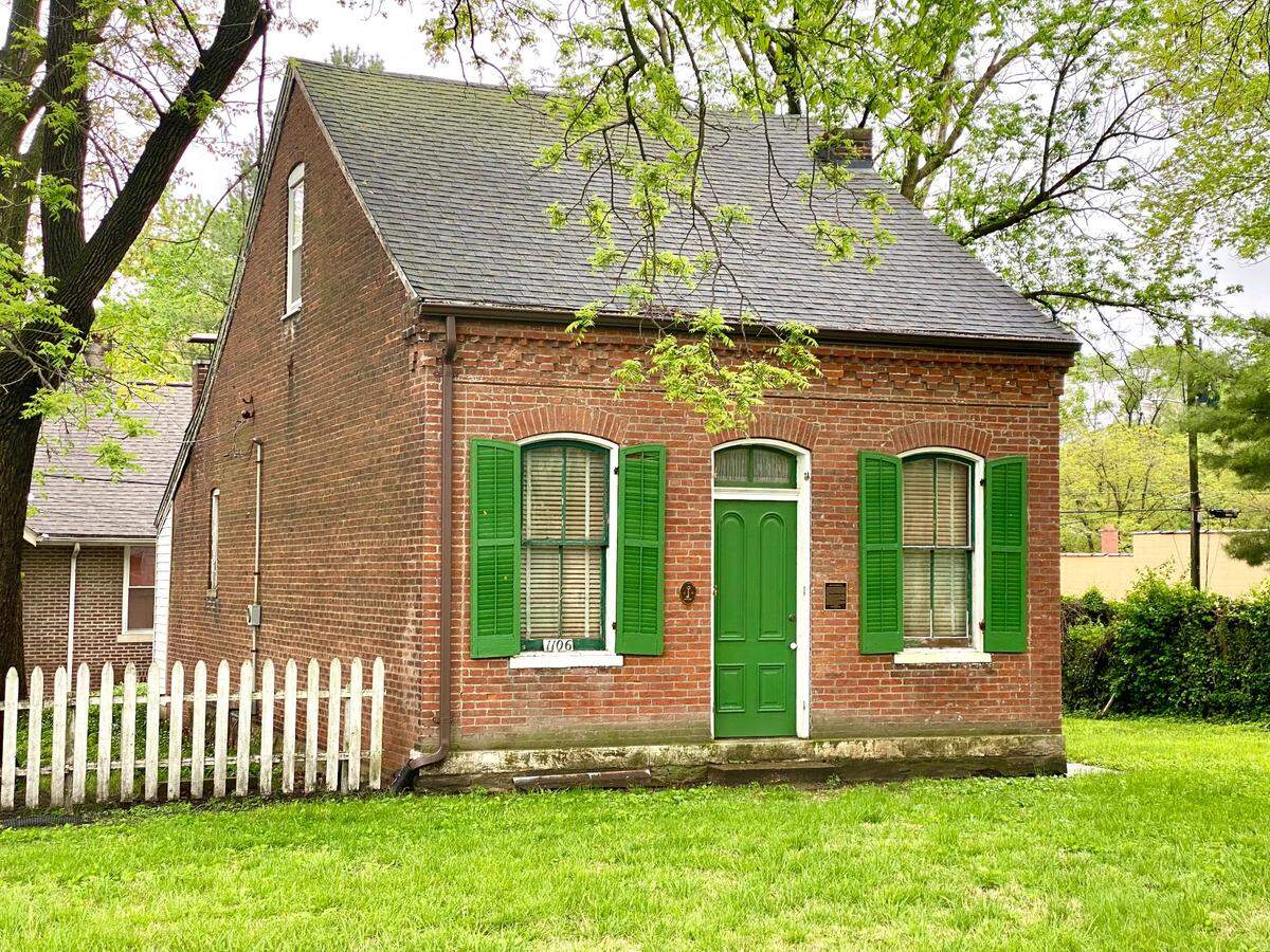 The Ebeling-Maurer House is a German American folk house built in 1876 in the former town of West Belleville. It’s being restored by Belleville Historical Society.