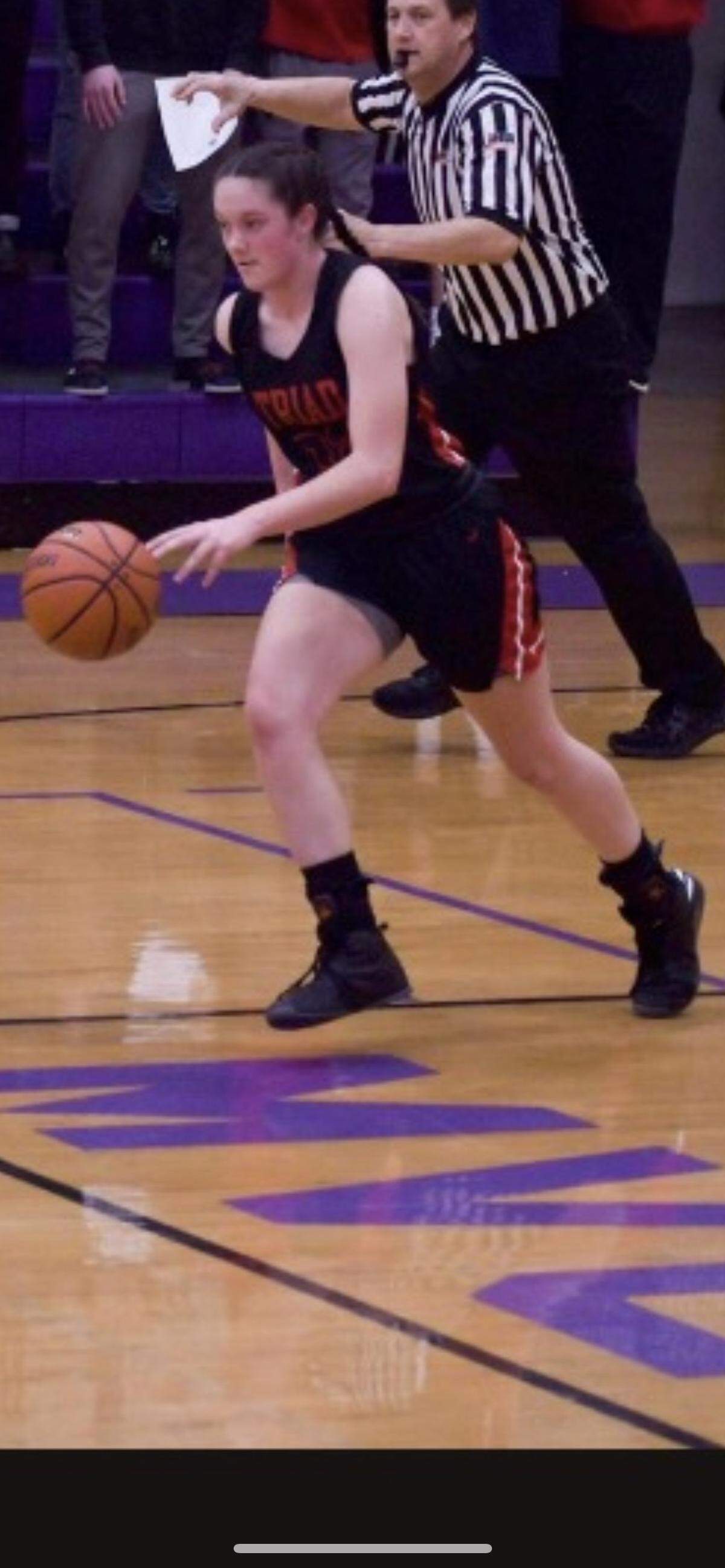 Reagan Chigas of Triad High School is the winner of the Belleville News-Democrat Girls Player of the Year high school basketball poll for 2021-22, as selected by readers of bnd.com.