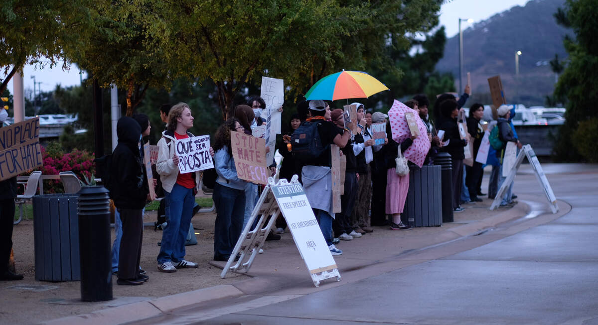 Men perform Nazi salutes at Cal Poly SLO Turning Point event | San Luis ...