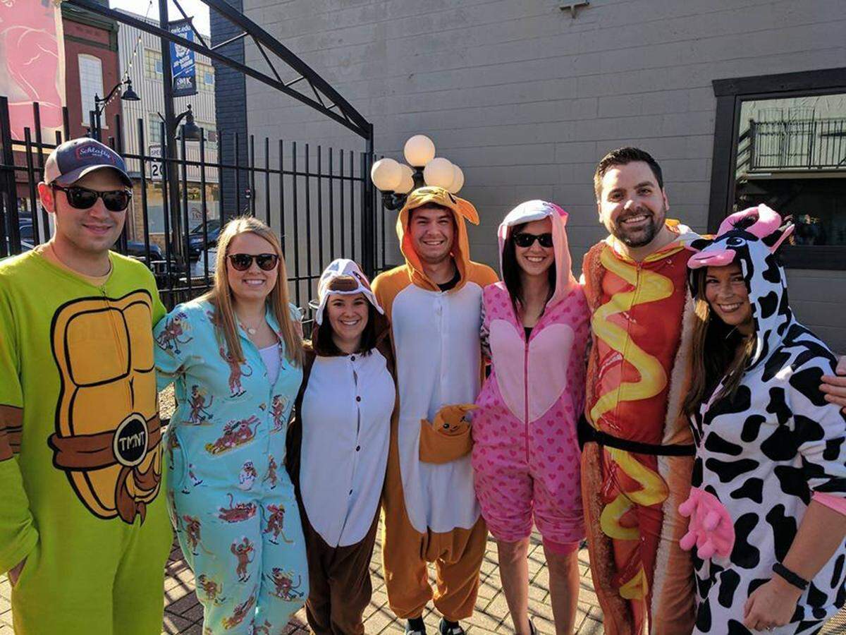A Onesie Bar Crawl fundraising event will take place Feb. 9 in downtown Belleville. Proceeds from the event will benefit the 29th annual I Am Me Camp for children and teens who have injuries from burns.