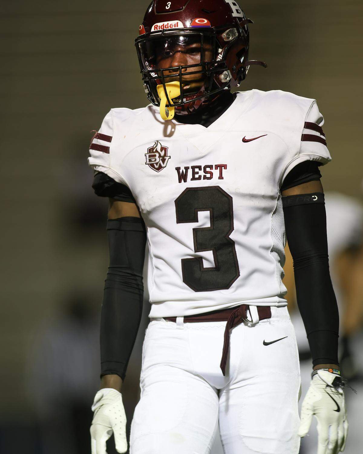 Belleville West’s Nick Hankins Jr. plays on both sides of the football for the Maroons, but is being recruited as a cornerback by at least 26 NCAA Division I programs.