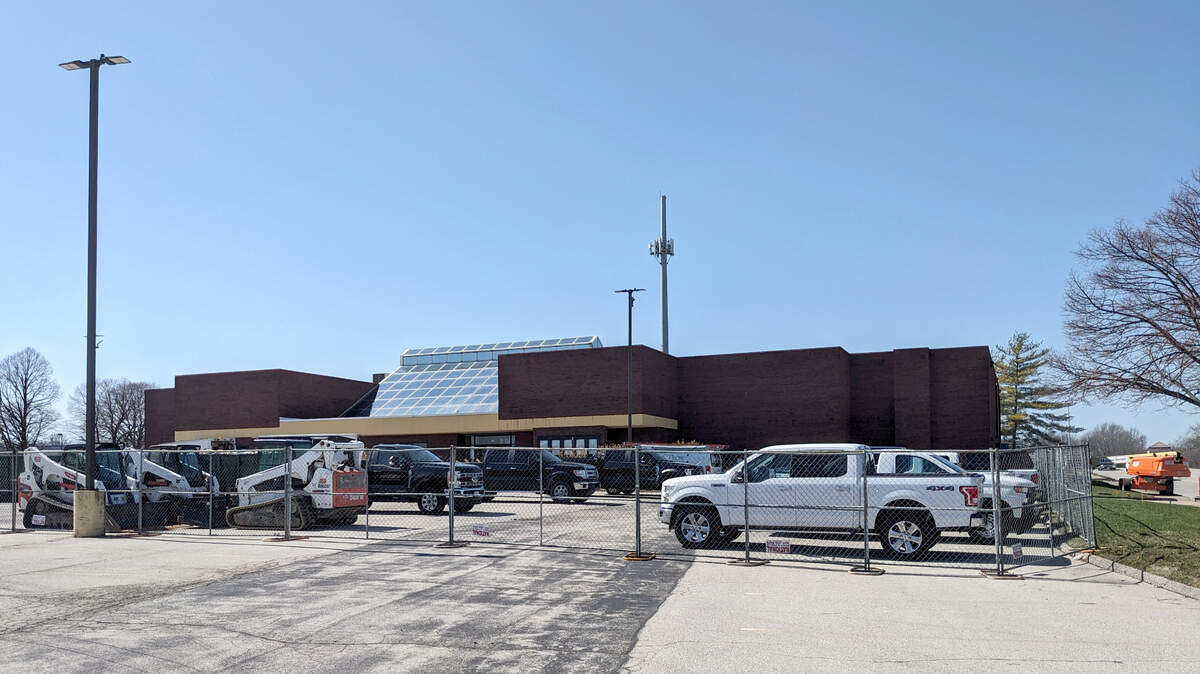 The former Saint Clair 10 Ciné at 50 Ludwig Drive in Fairview Heights