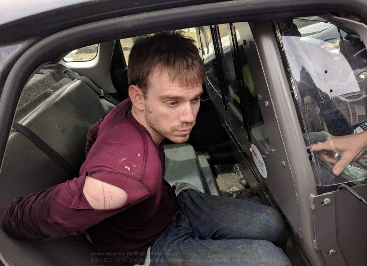 Alleged Waffle House shooter Travis Reinking was caught Monday afternoon after a search.