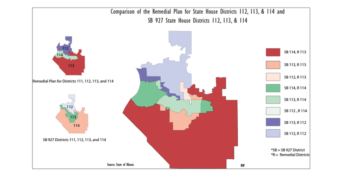 The East St. Louis NAACP chapter submitted its own proposed legislative map in hopes a three-judge federal court panel will decide to use it instead of a map approved by Democrats.