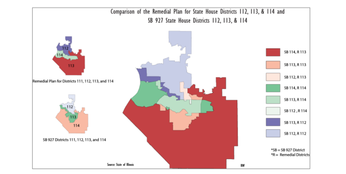 The East St. Louis NAACP chapter submitted its own proposed legislative map in hopes a three-judge federal court panel will decide to use it instead of a map approved by Democrats.