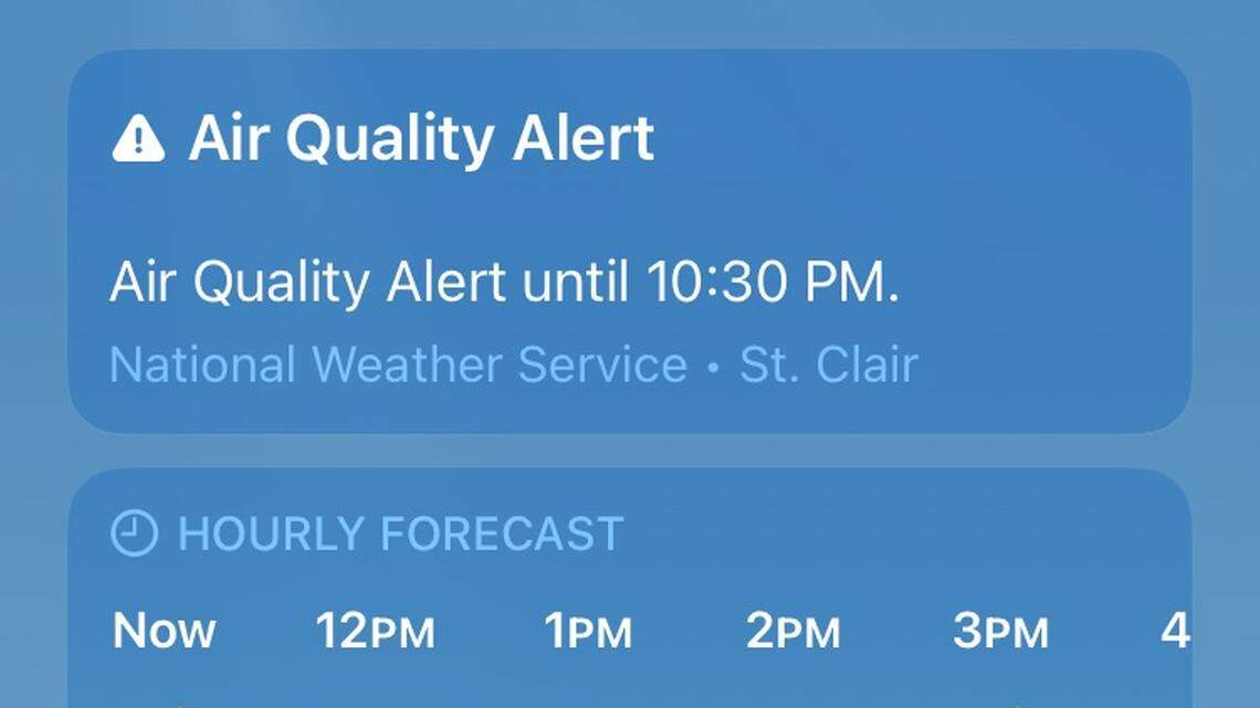 Why you should pay attention to the new air quality alert on your weather app