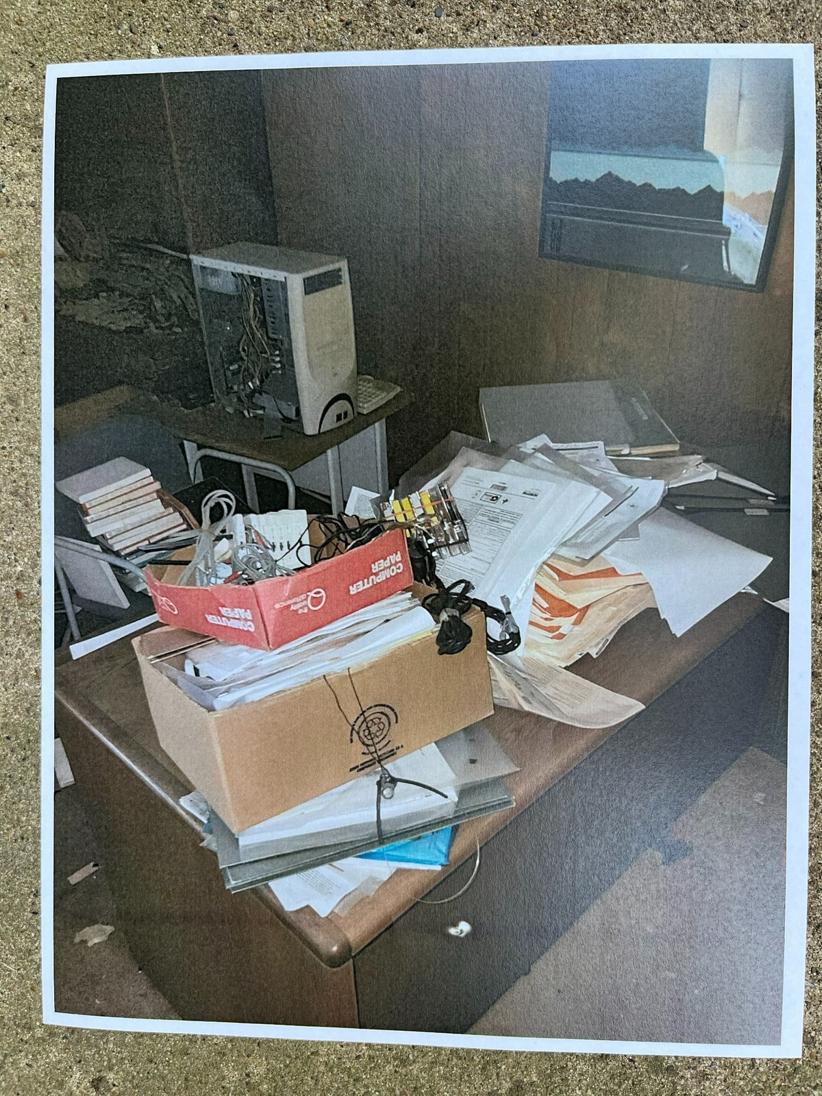 One of about 80 photos taken by Scott Tyler, the city of Belleville’s director of health, housing and building, inside a derelict building at 1013 W. Main St. that is slated for demolition.