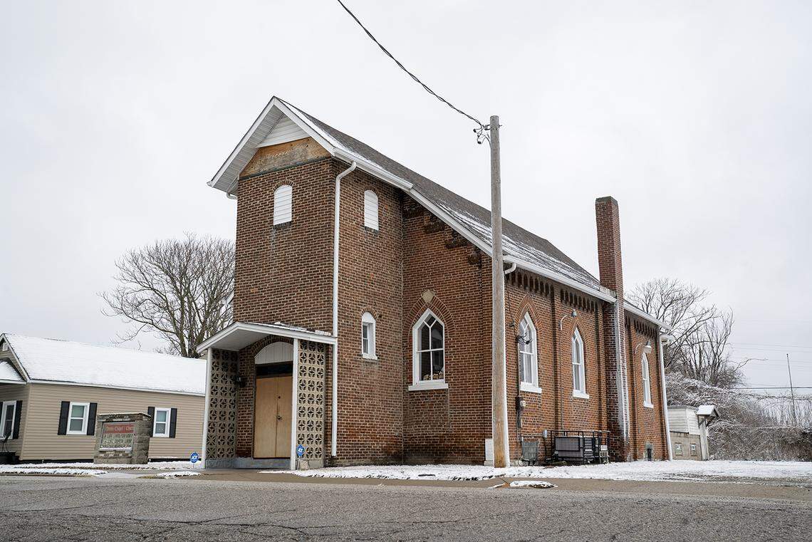 The Quinn Chapel A.M.E. Church in Brooklyn, Illinois. The church is one of two verified Underground Railroad locations in the Metro East.