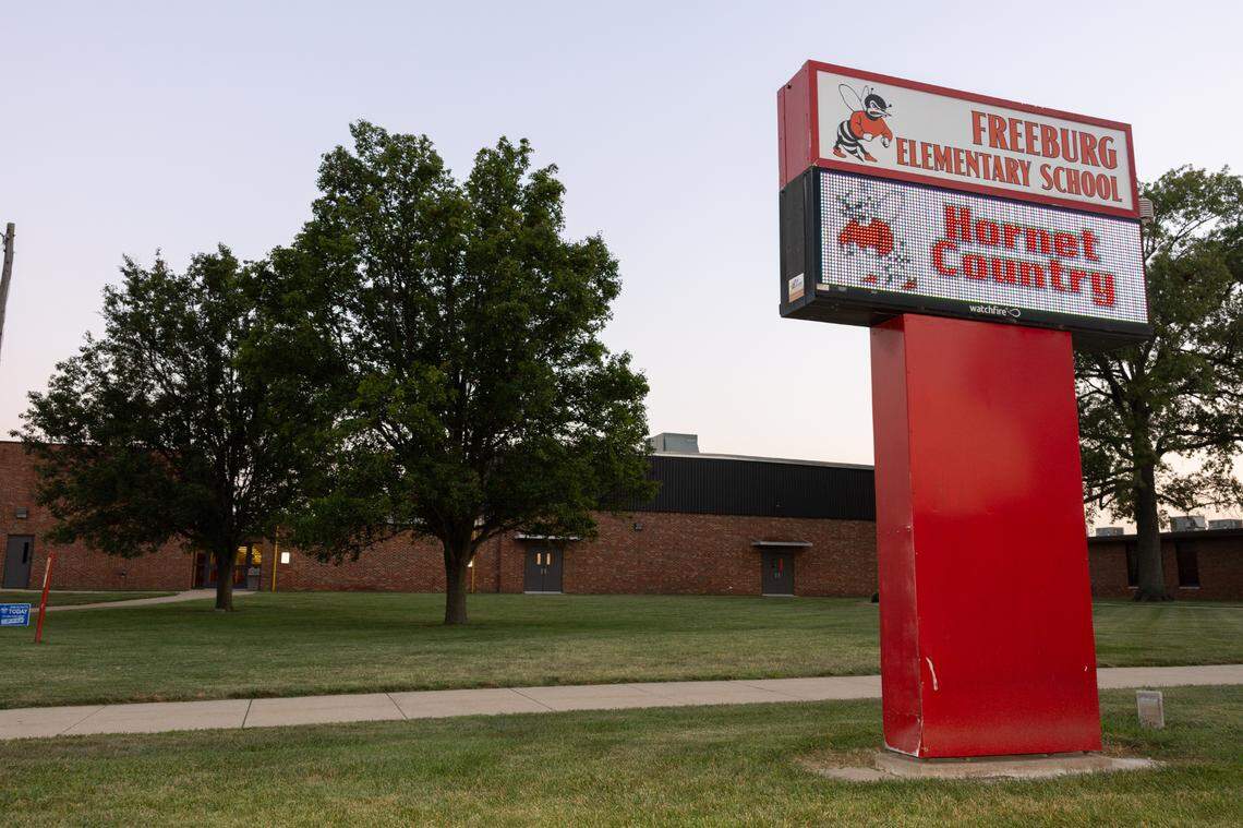 Freeburg Community Consolidated School District 70 consists of Freeburg Elementary School, shown here, for grades 3-8 and Freeburg Primary Center for kindergarten through second grade.