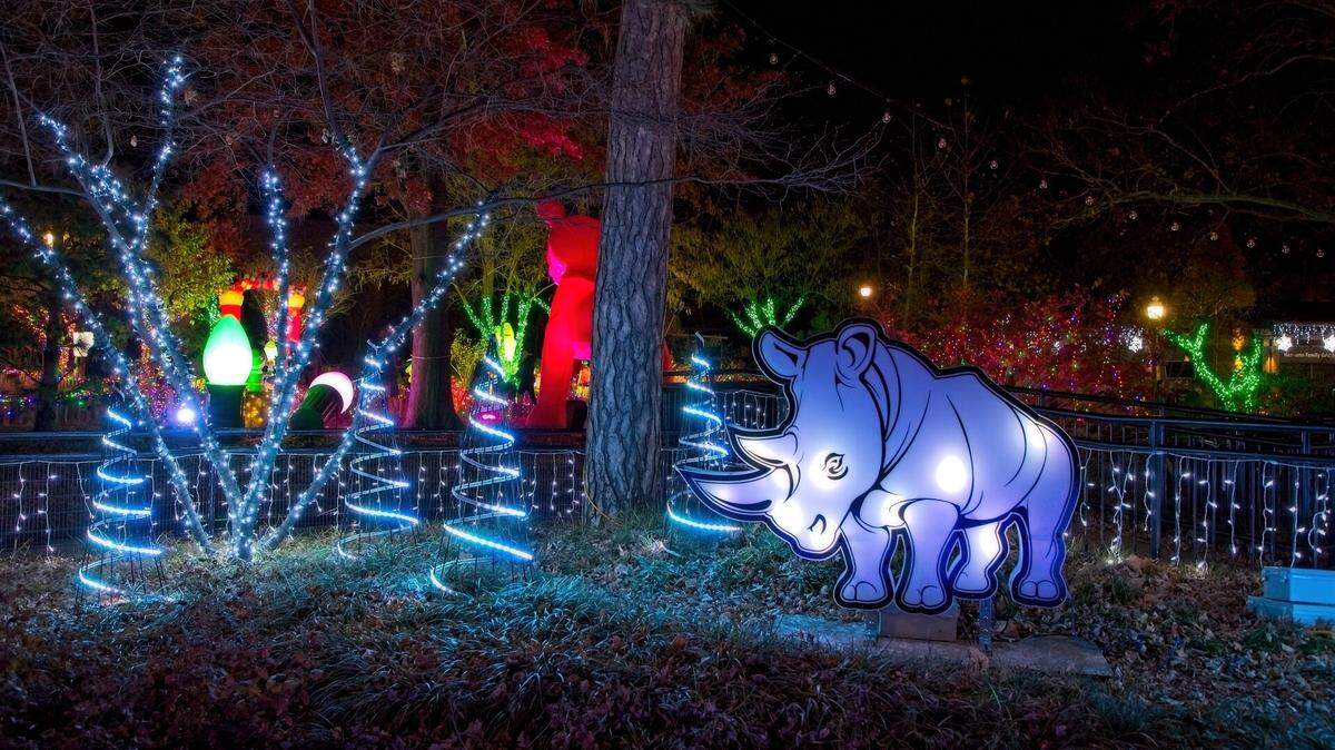 Wild Lights takes place at the Saint Louis Zoo on select nights through Saturday, Dec. 30. For more info, visit www.stlzoo.org/wildlights.