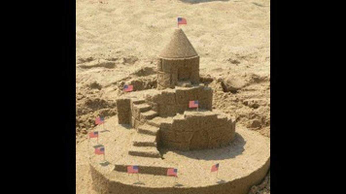 Fourth of July festivities at Carlyle Lake include a Sand Castle Building Contest, sponsored by the U.S. Army Corps of Engineers.