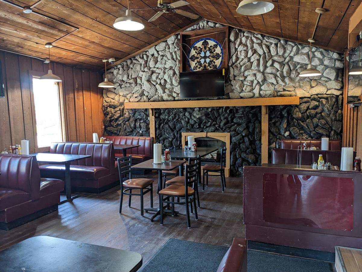 View of the back dining area at Fusion Bar & Restaurant in Fairview Heights